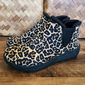 Ryka Leopard Print Ankle Boots